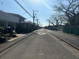 前面道路（2024年11月撮影）