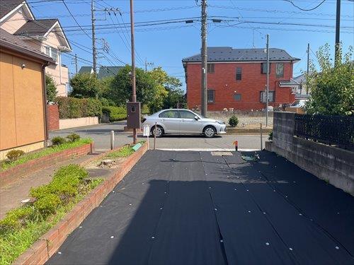 現地[敷地内から前面道路]