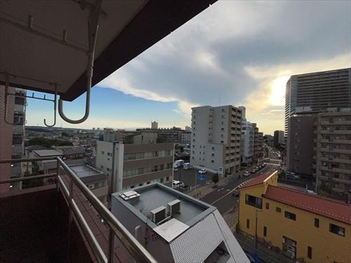 西側バルコニーからの眺望