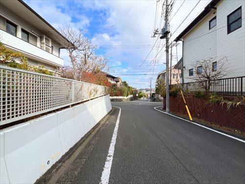 前面道路(南東側)