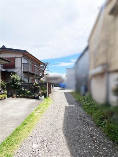 現地南側道路