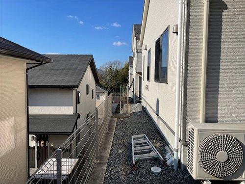 敷地南西側(裏側)