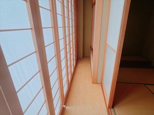 1階和室8帖　西側　広縁