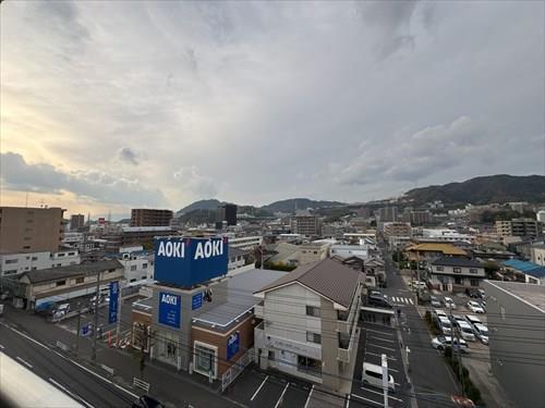 バルコニーからの景色（西側）