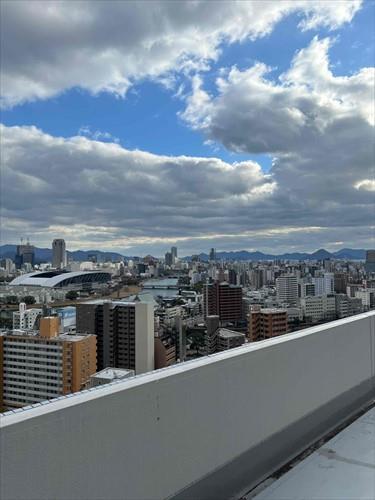 南東側バルコニーからの眺望