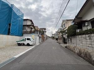 前面道路（2026年1月撮影）