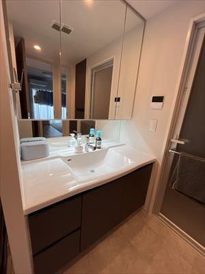 洗面化粧台（2026年2月撮影）