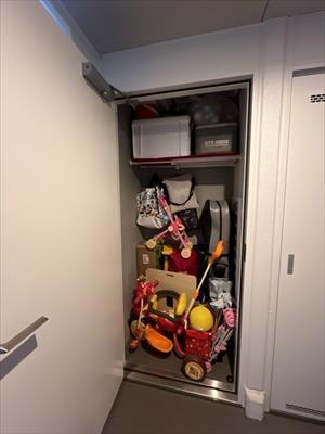 備蓄倉庫（2026年2月撮影）