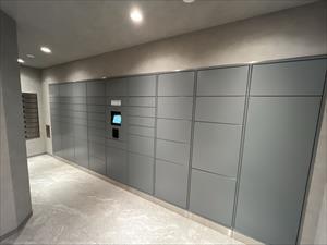 宅配ボックス（2026年2月撮影）