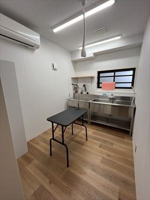 トリミングルーム（2026年2月撮影）