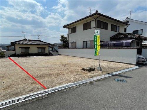 現地(1号地：5B-3)境界ライン