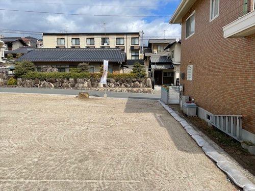 敷地南西側から撮影