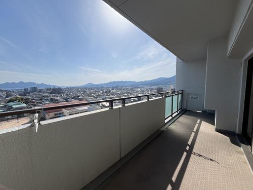 南西向きバルコニー