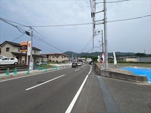 前面道路（2026年7月撮影）