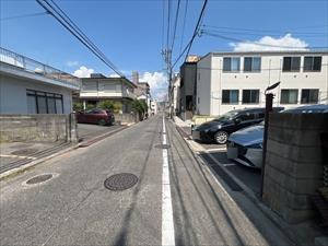 前面道路（2026年7月撮影）