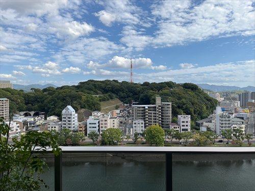 南東側バルコニーからの眺望