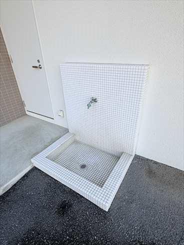 ペットの足洗場（2026年2月撮影）