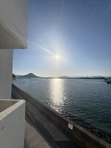 西側バルコニーからの眺望