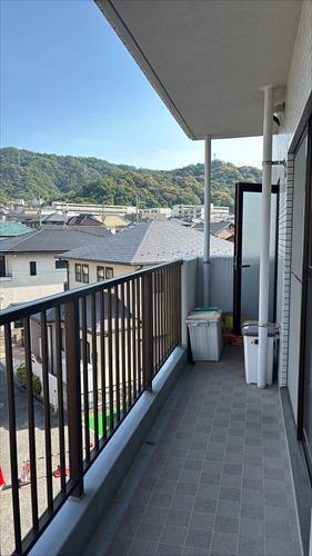 南東側バルコニー