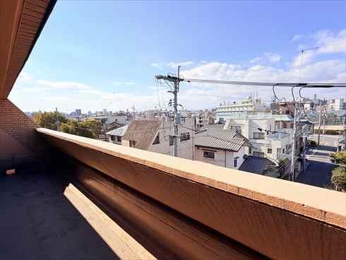 北西側ルーフバルコニー