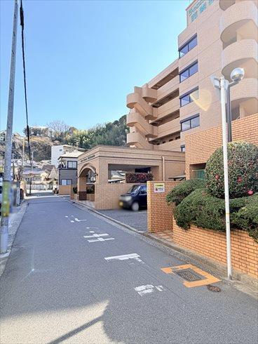 前面道路（2026年2月撮影）