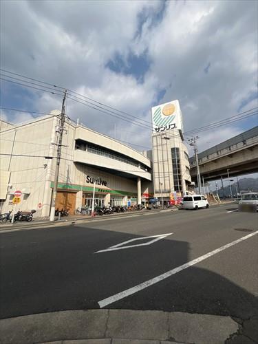 サンリブ府中まで1740ｍ