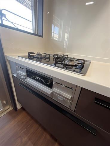 ガラストップガスコンロ