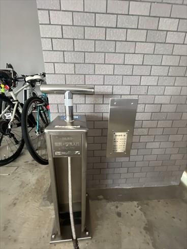 駐輪場（2026年2月撮影）