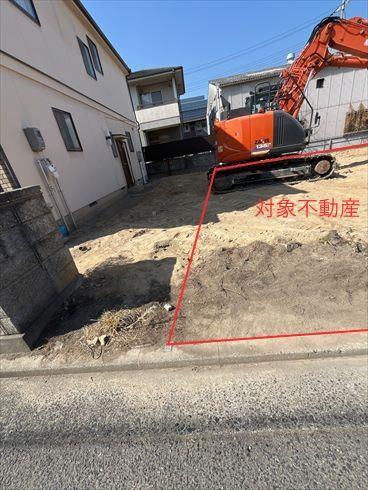 隣地境界（2026年2月撮影）