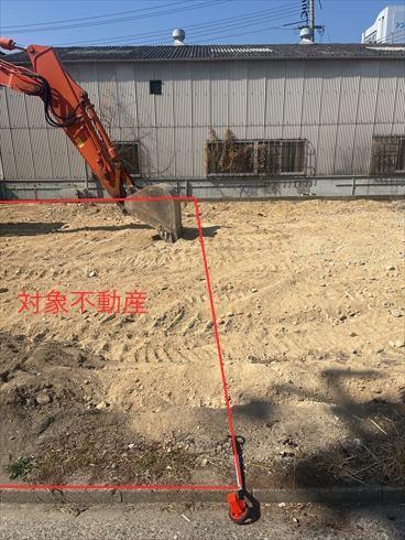 隣地境界（2026年2月撮影）