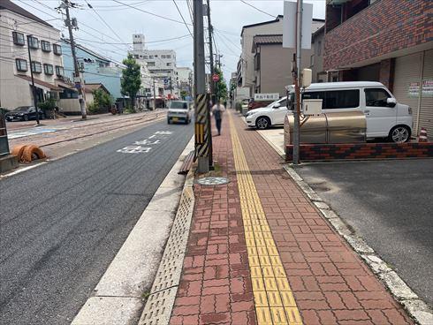 前面道路（2026年6月撮影）