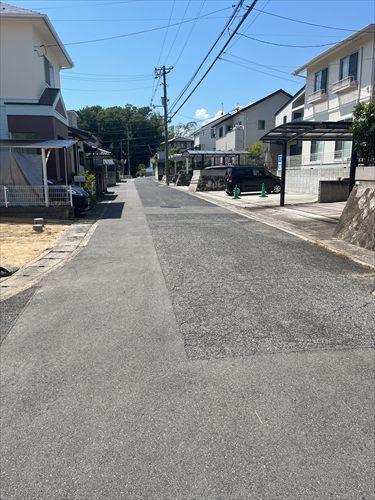 北側道路（2026年9月撮影）
