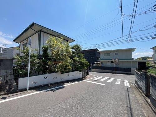 現地・南西側道路