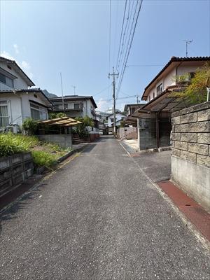 前面道路(2026年8月撮影) 前面道路(2026年8月撮影)