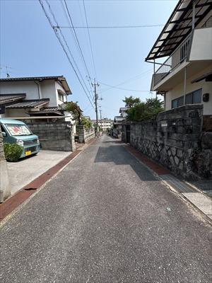 前面道路(2026年8月撮影) 前面道路(2026年8月撮影)