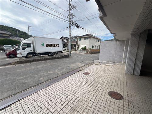 前面道路(2026年9月撮影) 前面道路(2026年9月撮影)