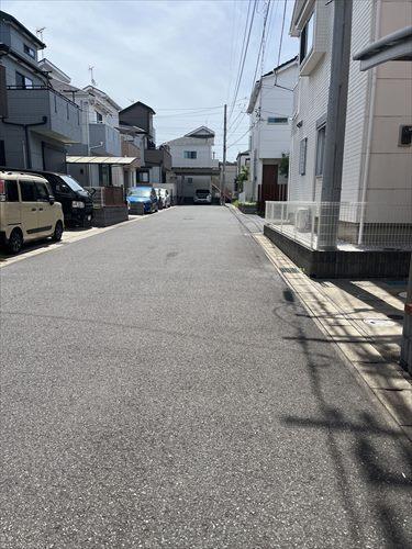前面道路➀