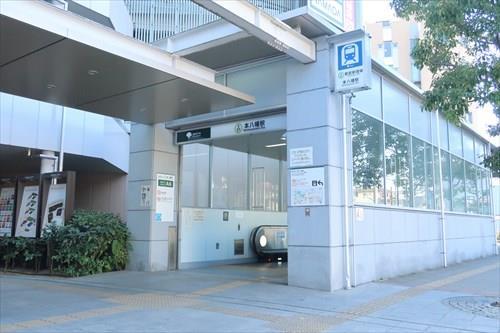 都営新宿線：本八幡駅 1420m