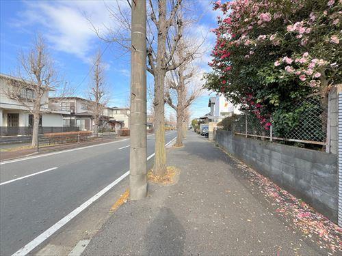 前面道路（物件：右手）