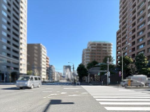 前面道路（2026年1月撮影）