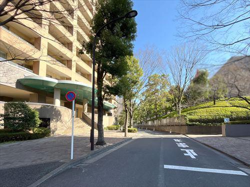 前面道路（2026年1月撮影）
