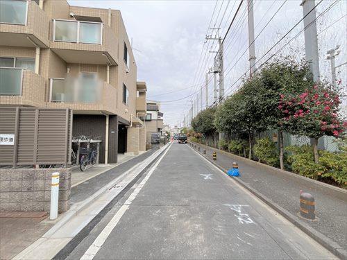 前面道路（物件：左手）