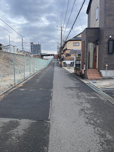 現地含む前面道路
