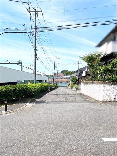 現地前道路