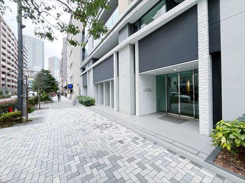 現地前歩道