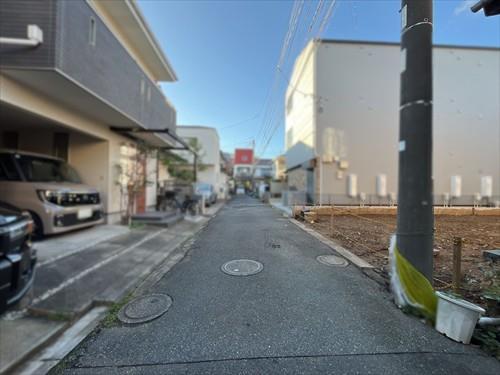 前面道路(2026年9月撮影) 前面道路(2026年9月撮影)