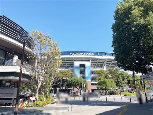 横浜スタジアムまで640m