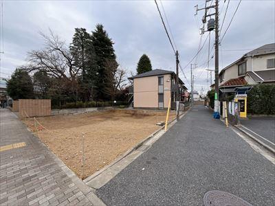 西側前面道路含む現地