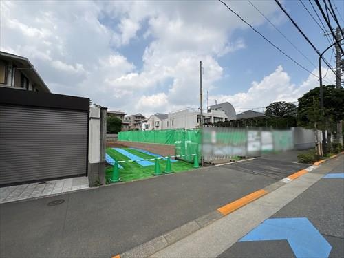 前面道路から撮影