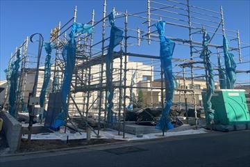 建築中の外観（2025年11月撮影）